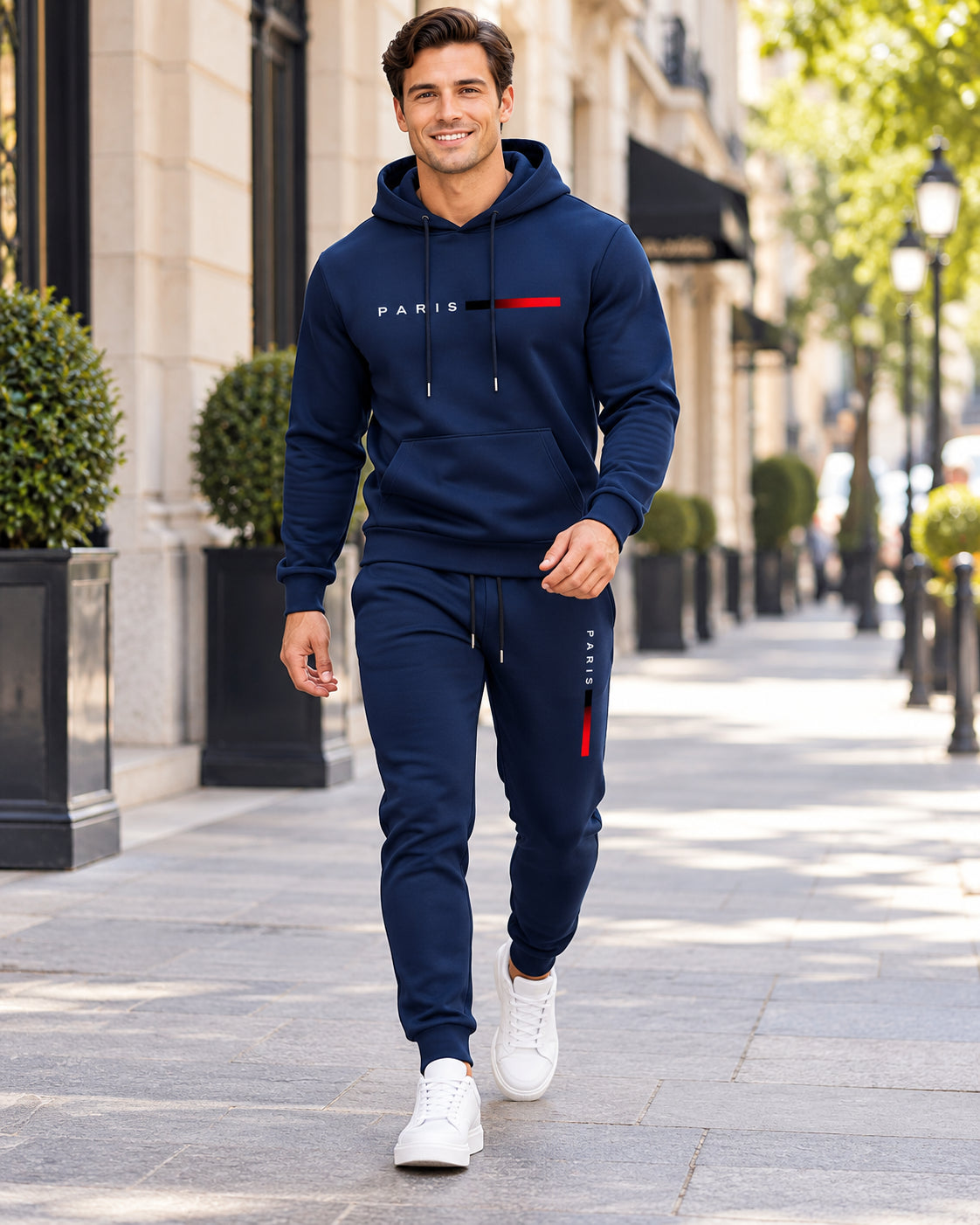 Men's Casual Hoodie and Jogger Pants Set