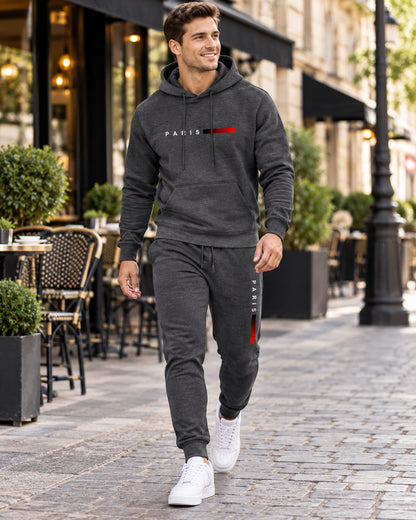 Men's Casual Hoodie and Jogger Pants Set