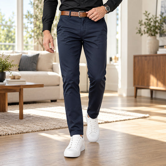 Men's Classic Cotton Fabric Casual Pants