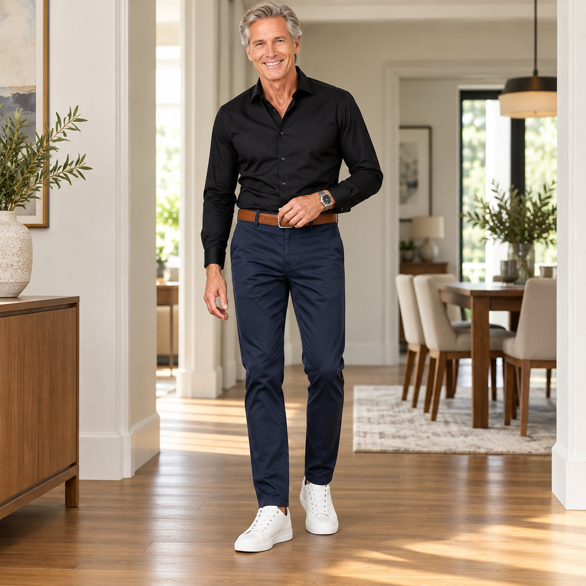 Men's Classic Cotton Fabric Casual Pants