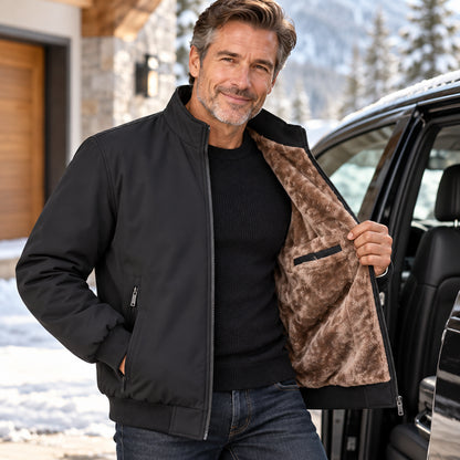 Men's Winter Fleece-Lined Jacket