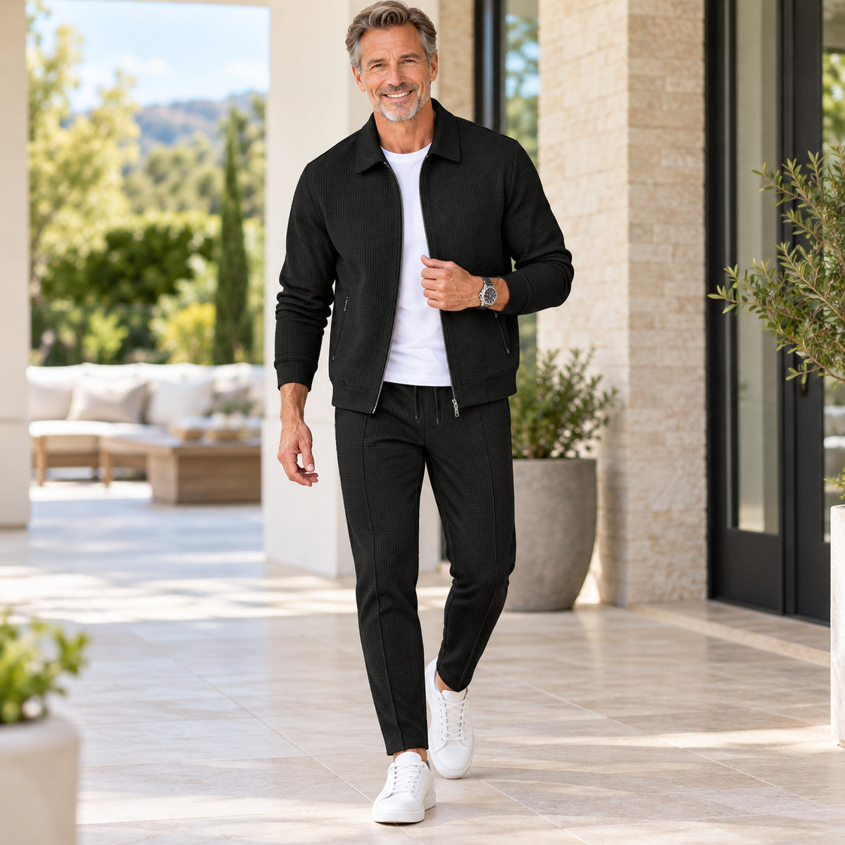 Men's Casual Jacket & Pants Set