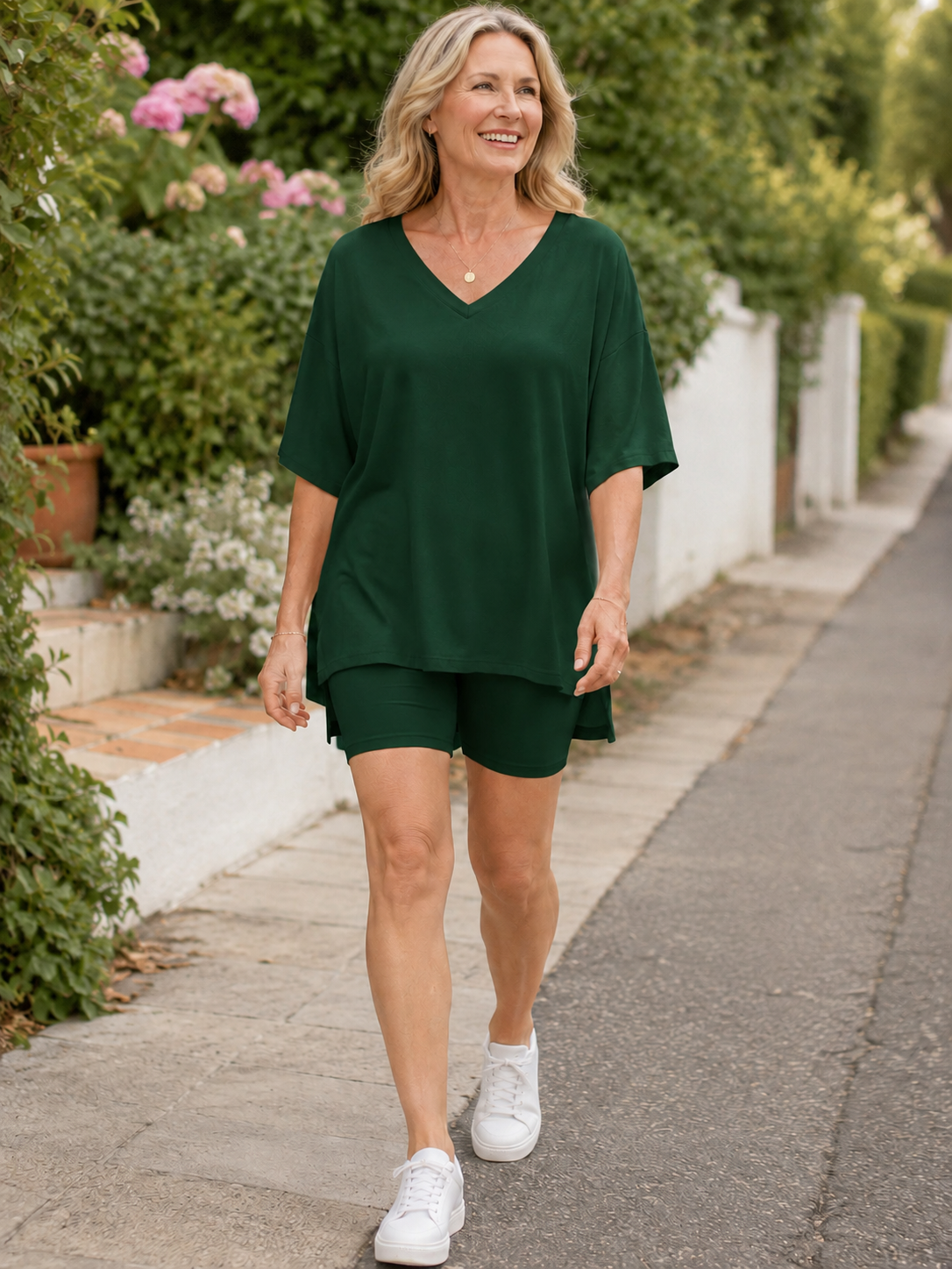 🛋️ Women's V-Neck Comfort Two-Piece Pajama Set