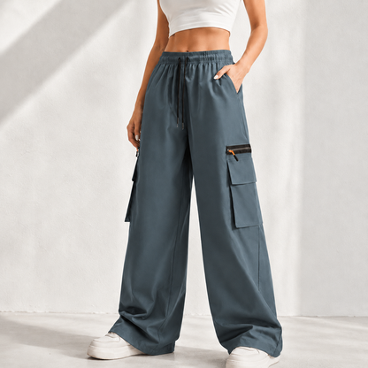 👖 High-Waisted Urban Cargo Sweatpants