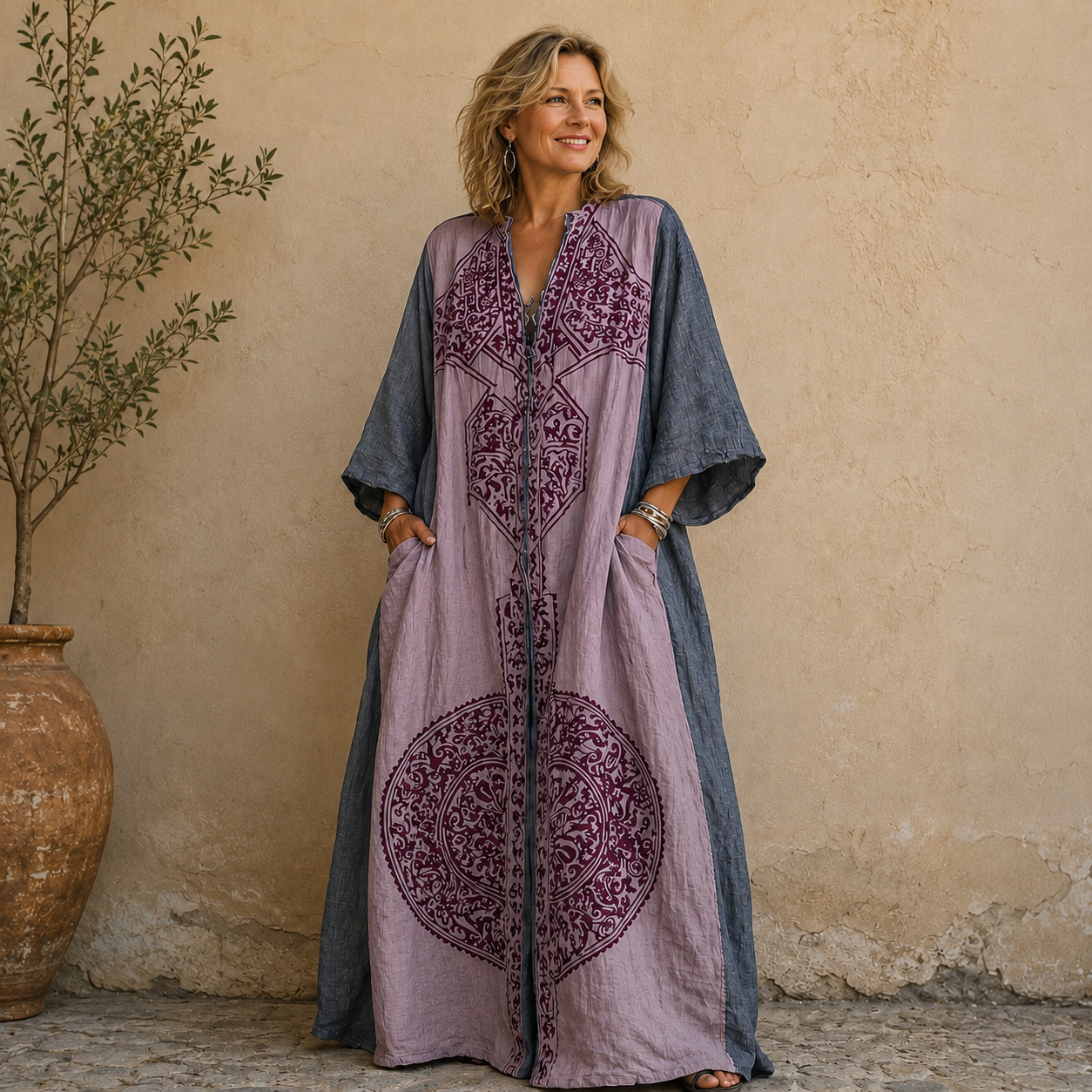 🛕 Vintage Printed Bohemian Wide-Leg Jumpsuit