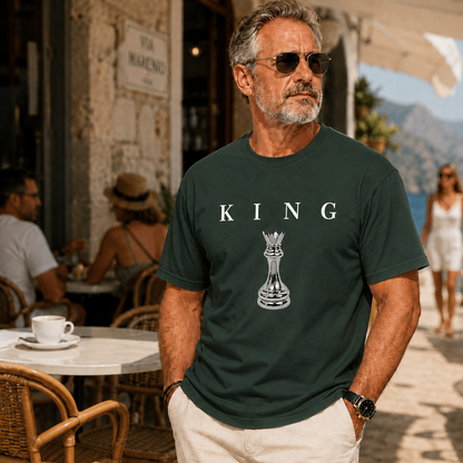 👑 Men’s KING Chess Graphic T-Shirt