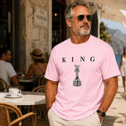 👑 Men’s KING Chess Graphic T-Shirt