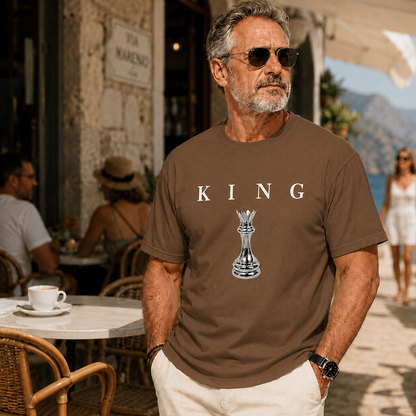 👑 Men’s KING Chess Graphic T-Shirt