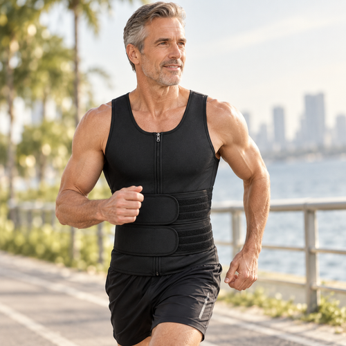 Men’s Double-Belt Workout Vest