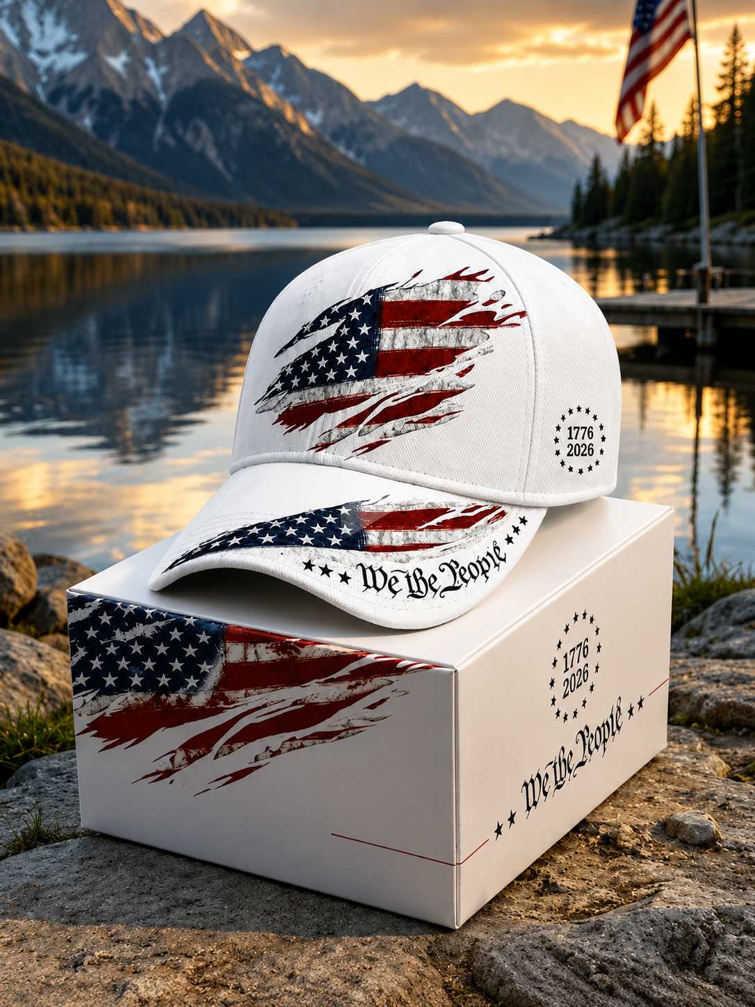 🧢 250th Anniversary Print Baseball Cap