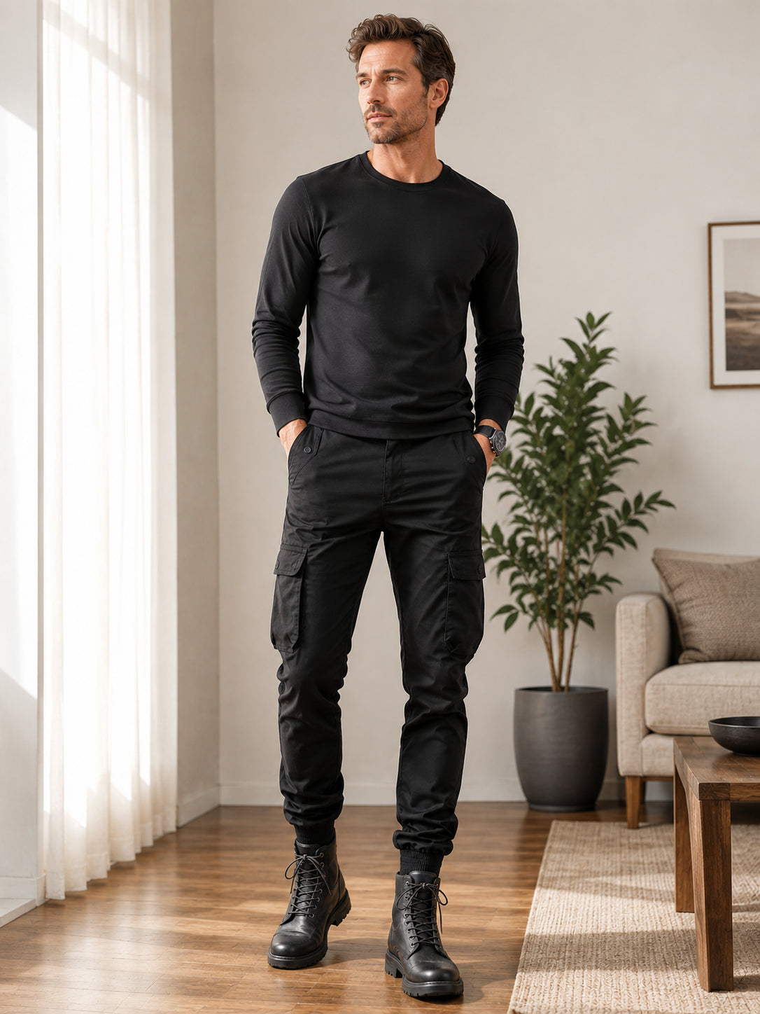 Men's Tactical Cargo Jogger Pants
