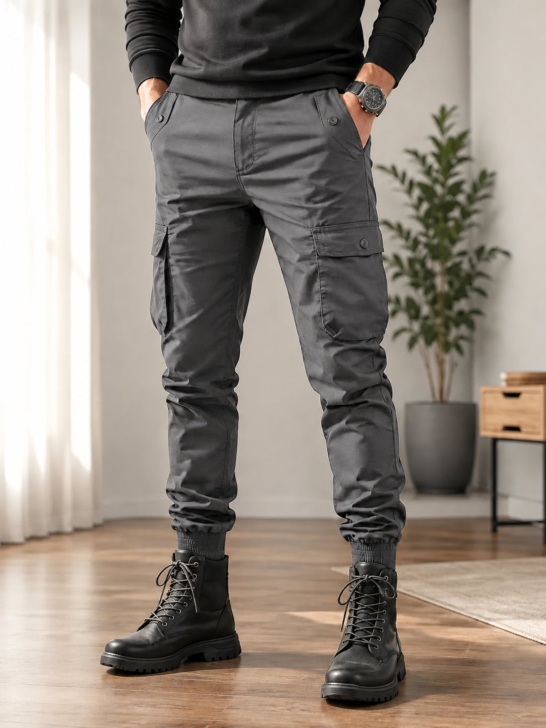 Men's Tactical Cargo Jogger Pants
