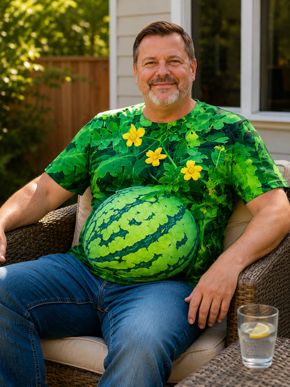Men's Funny 3D Watermelon T-Shirt