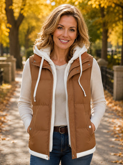 Women's Hooded Padded Vest