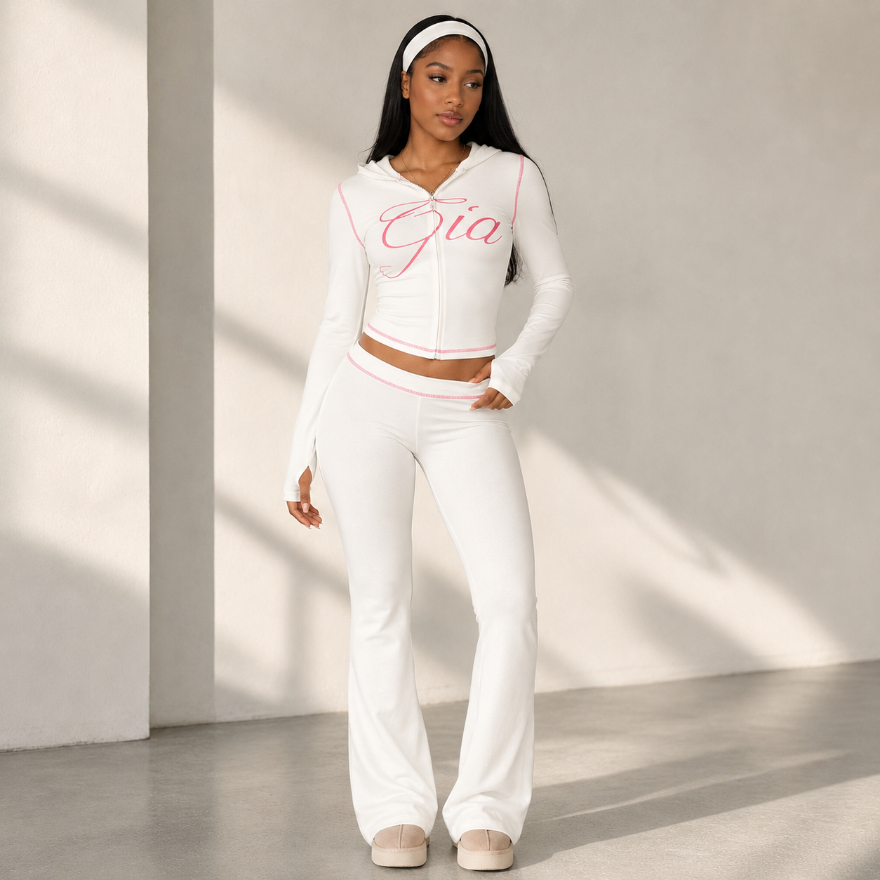 Women’s Raspberry Sculpting Zip Hoodie