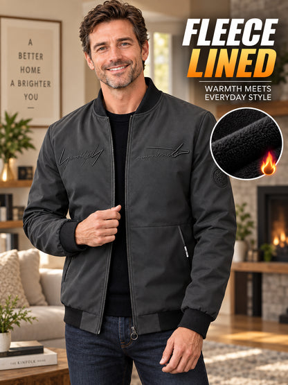 Men's Tactical Embroidered Bomber Jacket