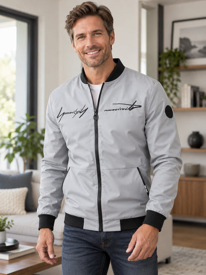 Men's Tactical Embroidered Bomber Jacket
