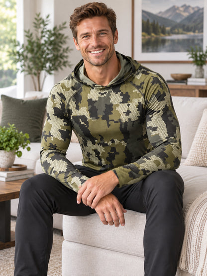Men's Tactical Camo Sun Protection Hoodie
