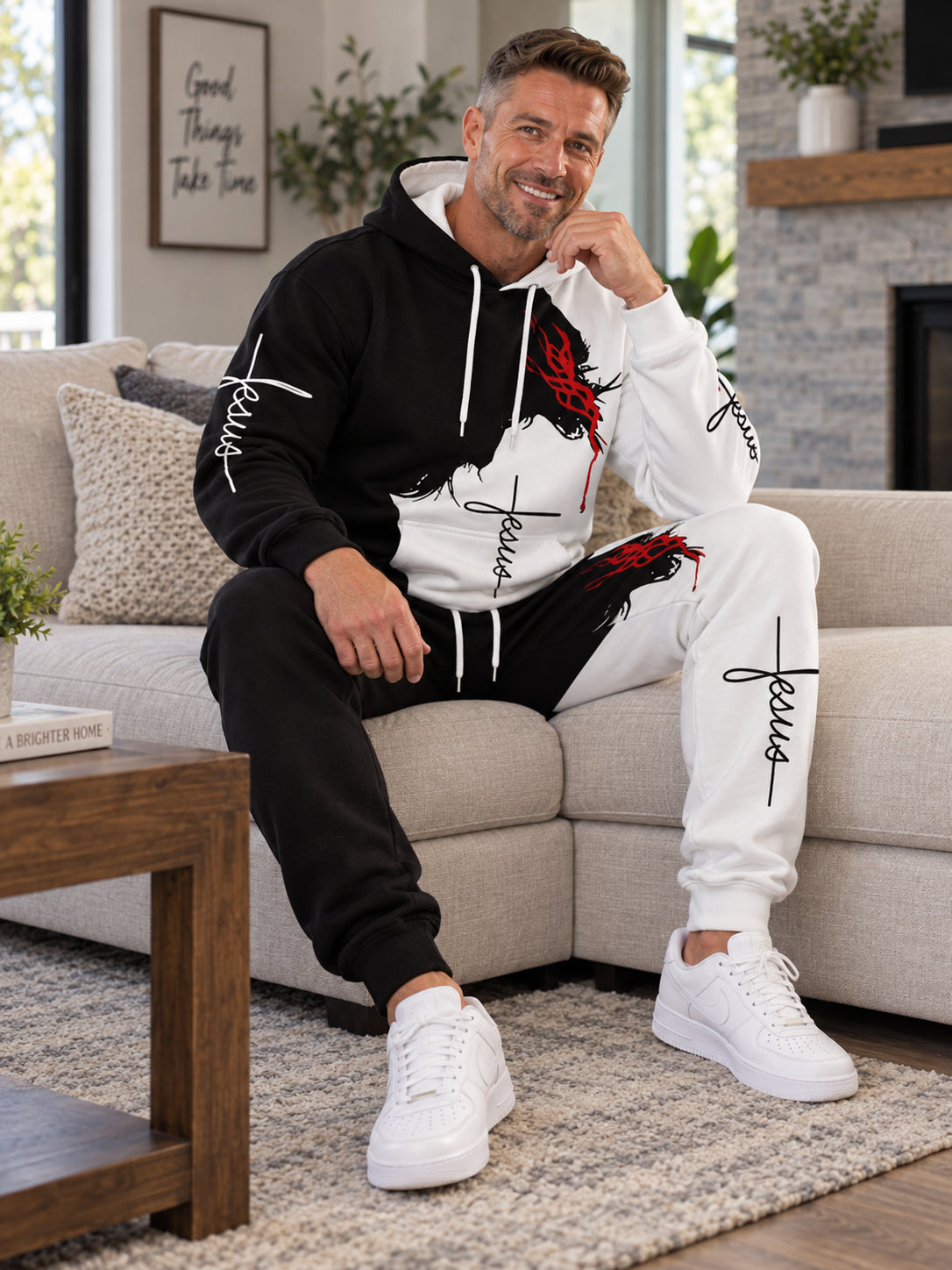 Unisex Lion of Judah 3D Tracksuit Set