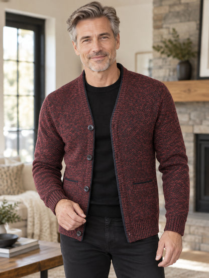 Men's Knitted Cardigan Jacket