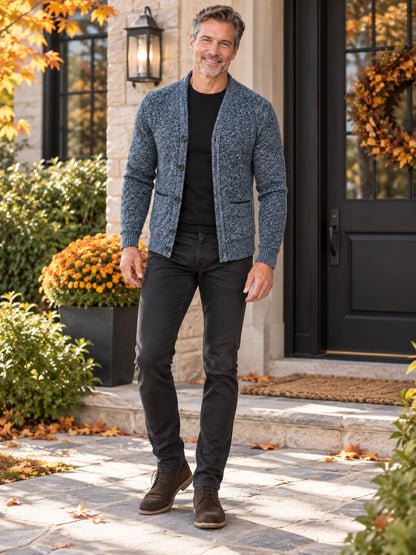 Men's Knitted Cardigan Jacket