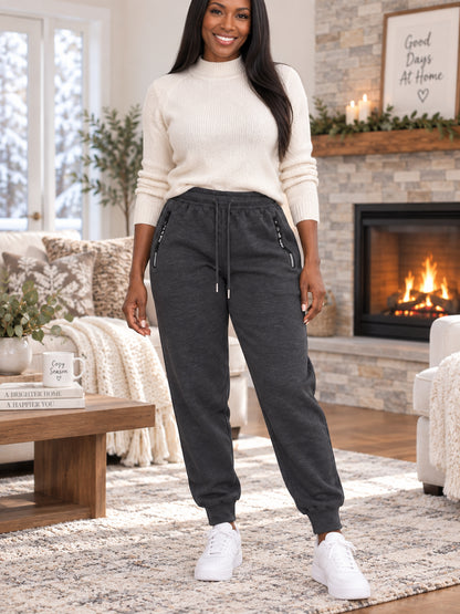 Women's Sherpa-Lined High-Waisted Pants