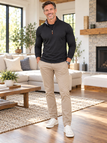 Men’s Casual Long Sleeve Stretch Top