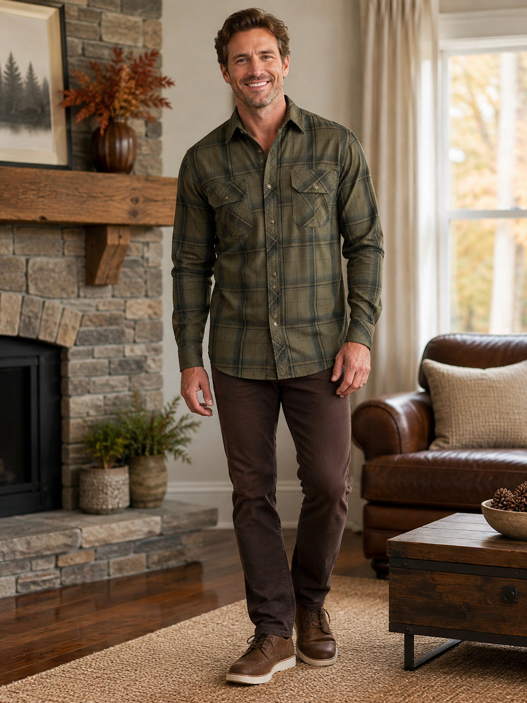 Men's Heavy-Duty Plaid Heritage Shirt