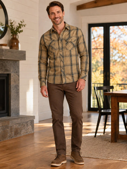 Men's Heavy-Duty Plaid Heritage Shirt