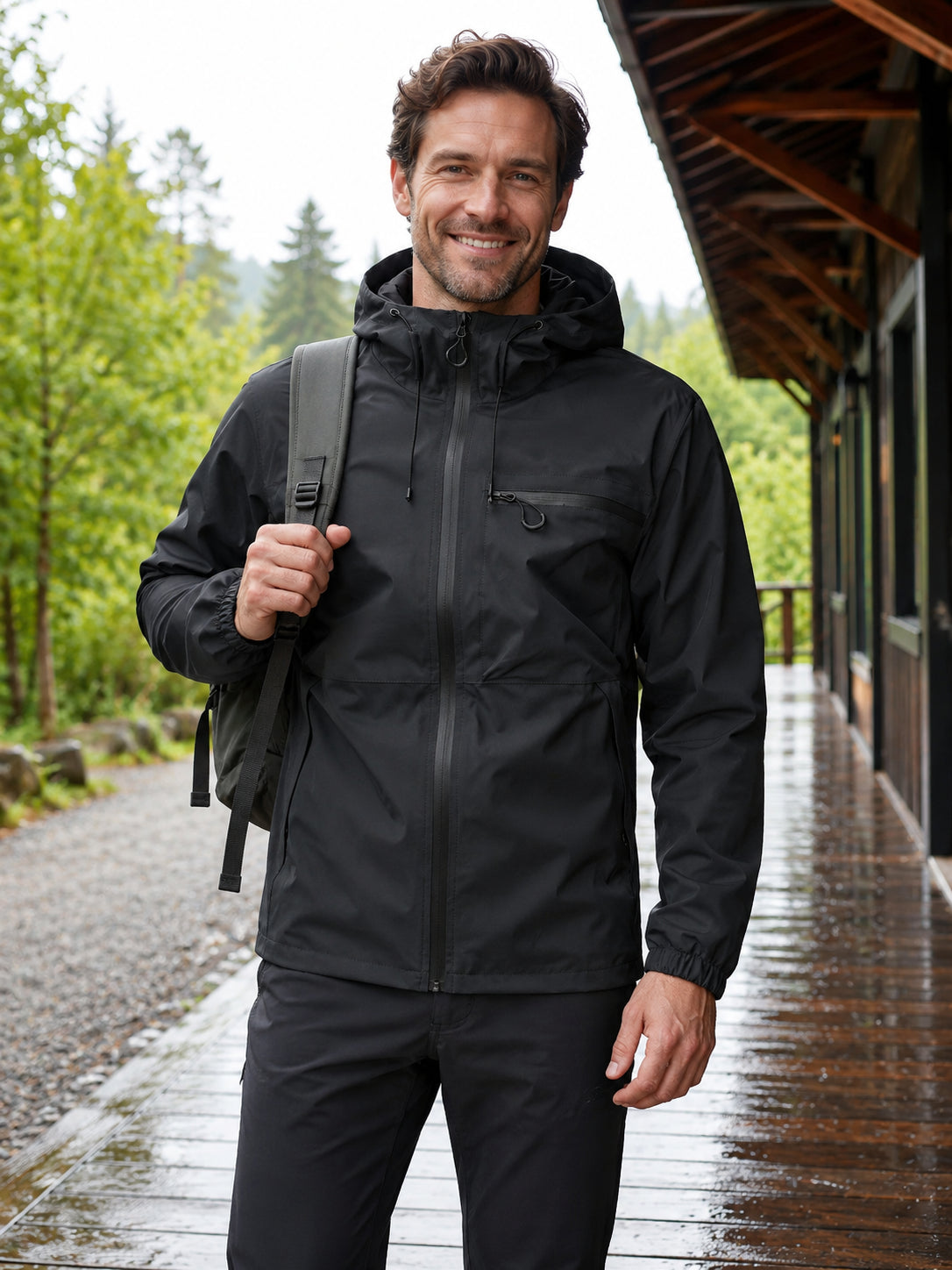 Men's All-Weather Waterproof & Windproof Outdoor Jacket