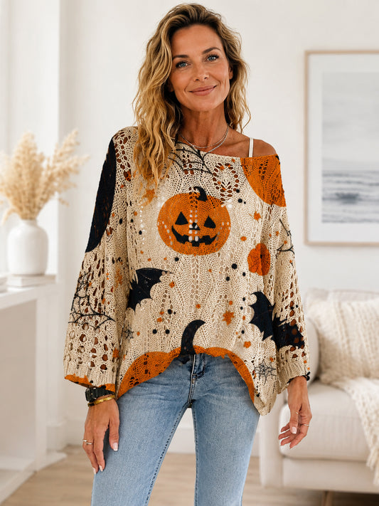 Women’s Holiday Knit Batwing Top