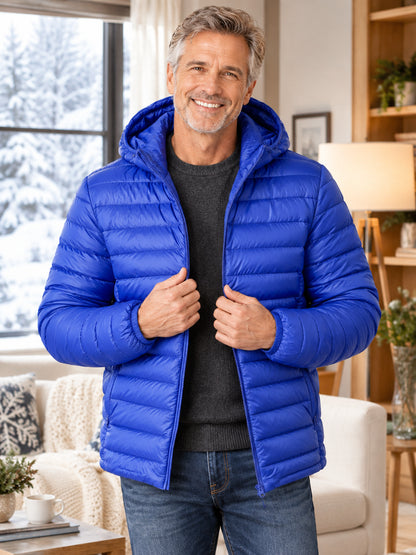 Men’s Quilted Hooded Puffer Jacket