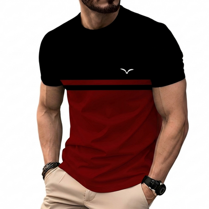 ☀️3-Pack Men’s Gradient Stripe Quick-Dry T-Shirts