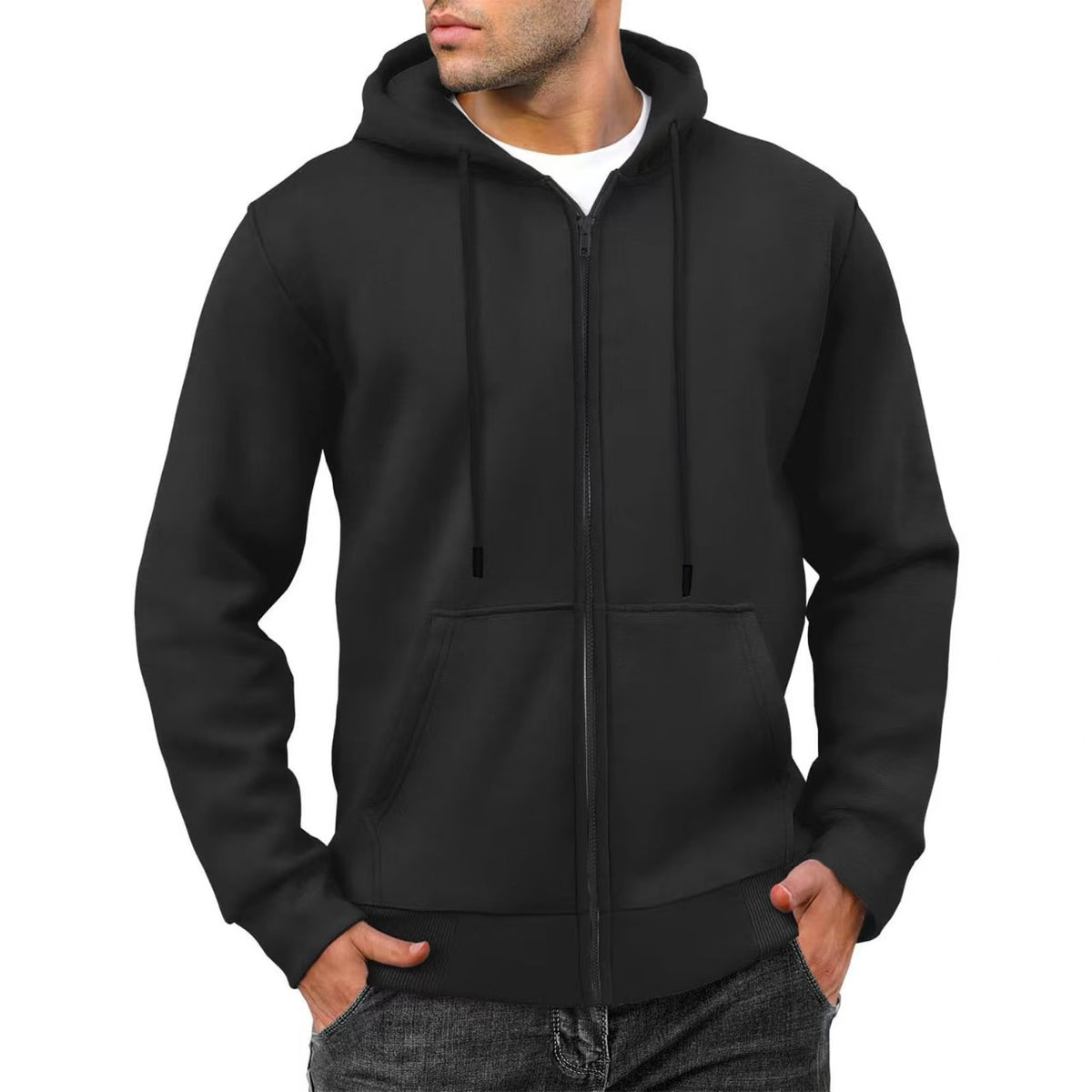 Men’s Everyday Full-Zip Hoodie with Pockets