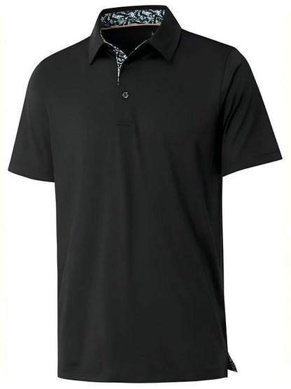👕 Men's Quick-Dry Performance Polo Shirt | Moisture-Wicking & UPF30+