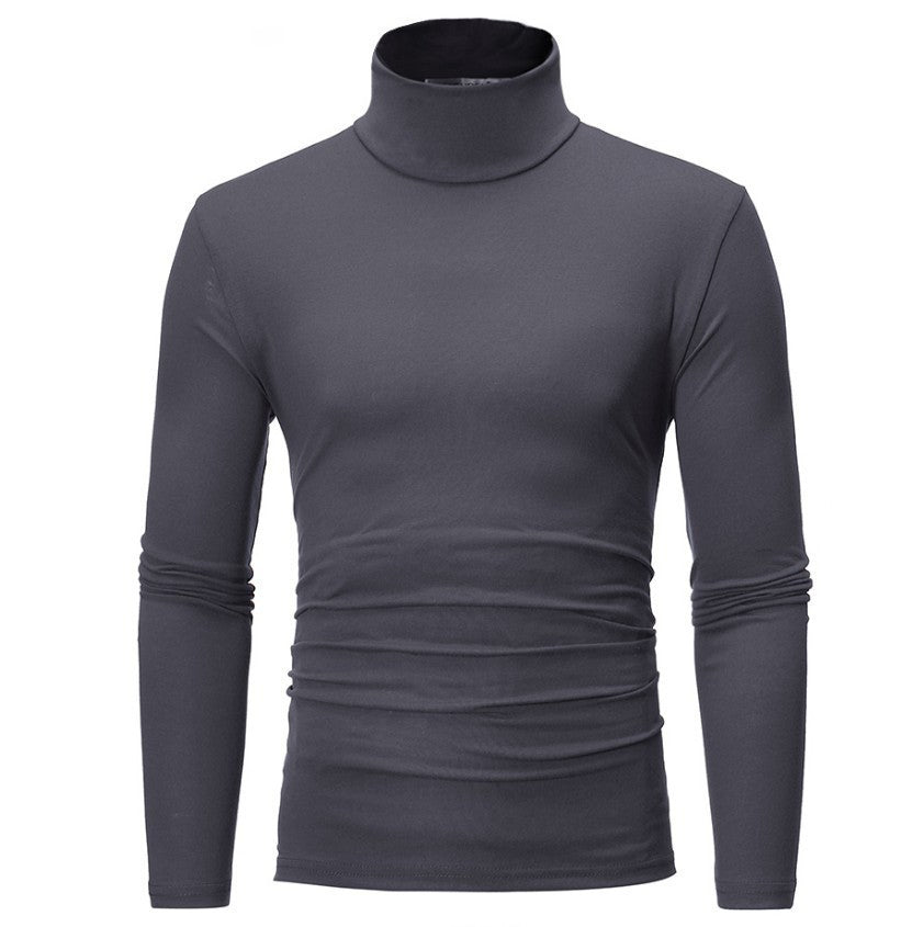 Men's Warm Slim-Fit Turtleneck Shirt