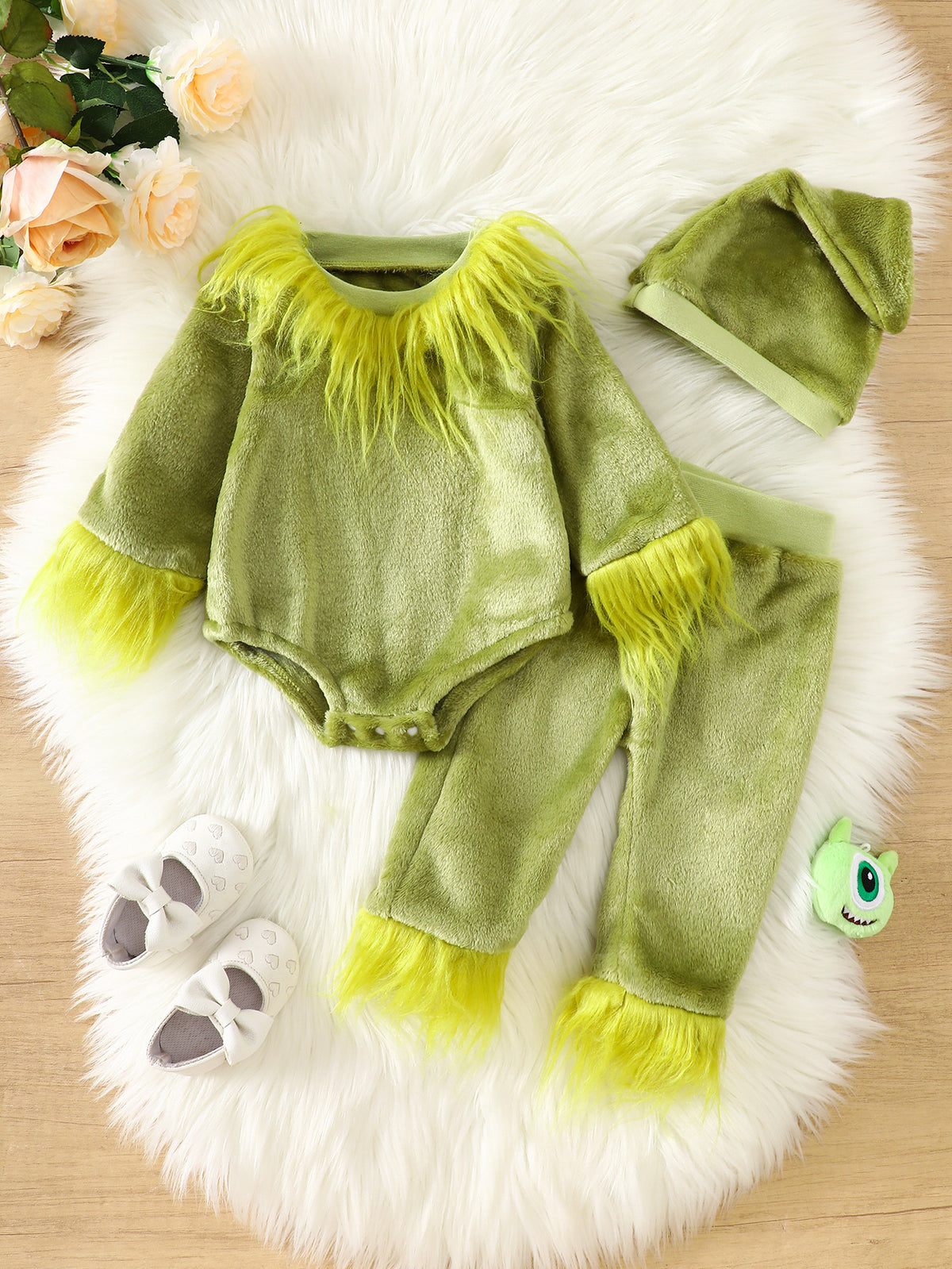 Baby’s Cozy Holiday Costume Set