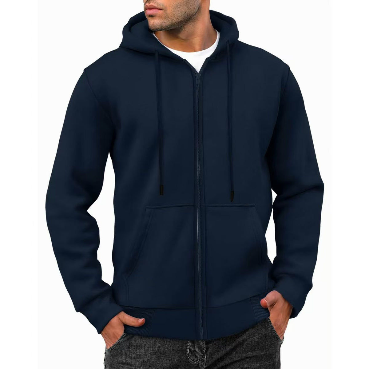 Men’s Everyday Full-Zip Hoodie with Pockets
