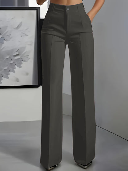 Women's High-Waisted Tailored Suit Pants