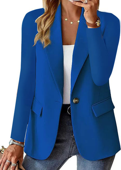 Women's Elegant Tailored Longline Blazer