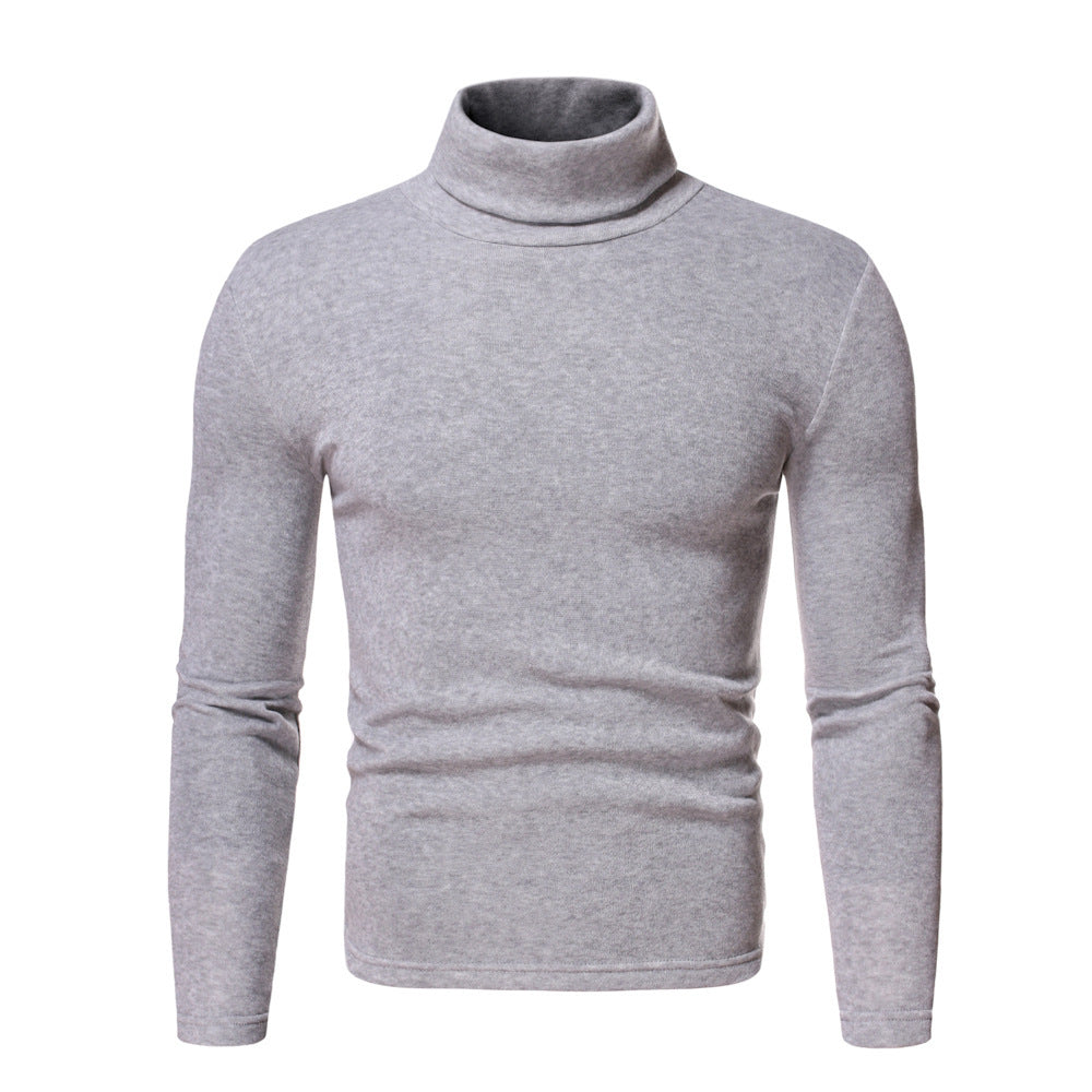 Men's Warm Slim-Fit Turtleneck Shirt