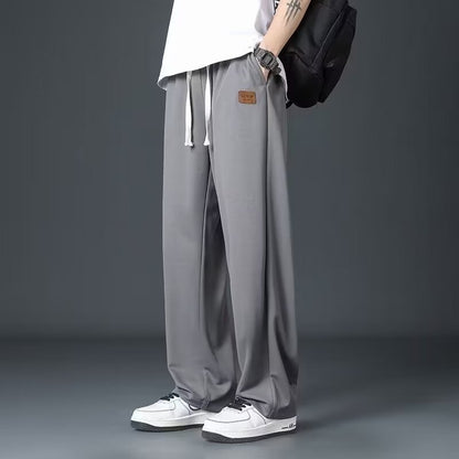 Men's Loose Straight-Leg Casual Sweatpants