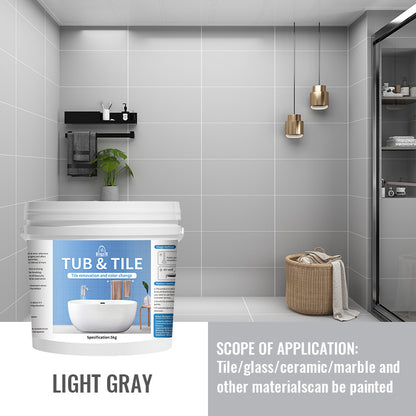 💎 2-Hour Bathroom Renovation! Premium Tub & Tile Refinishing Kit for Instant Showroom-Ready Floors 🏠✨