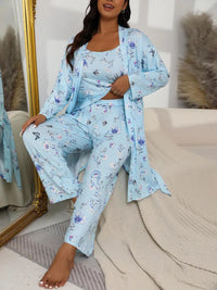 Blue Floral Print