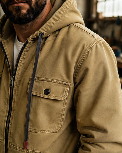 Men's Hooded Cargo Jumpsuit