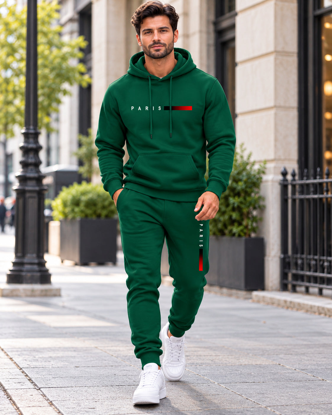 Men's Casual Hoodie and Jogger Pants Set