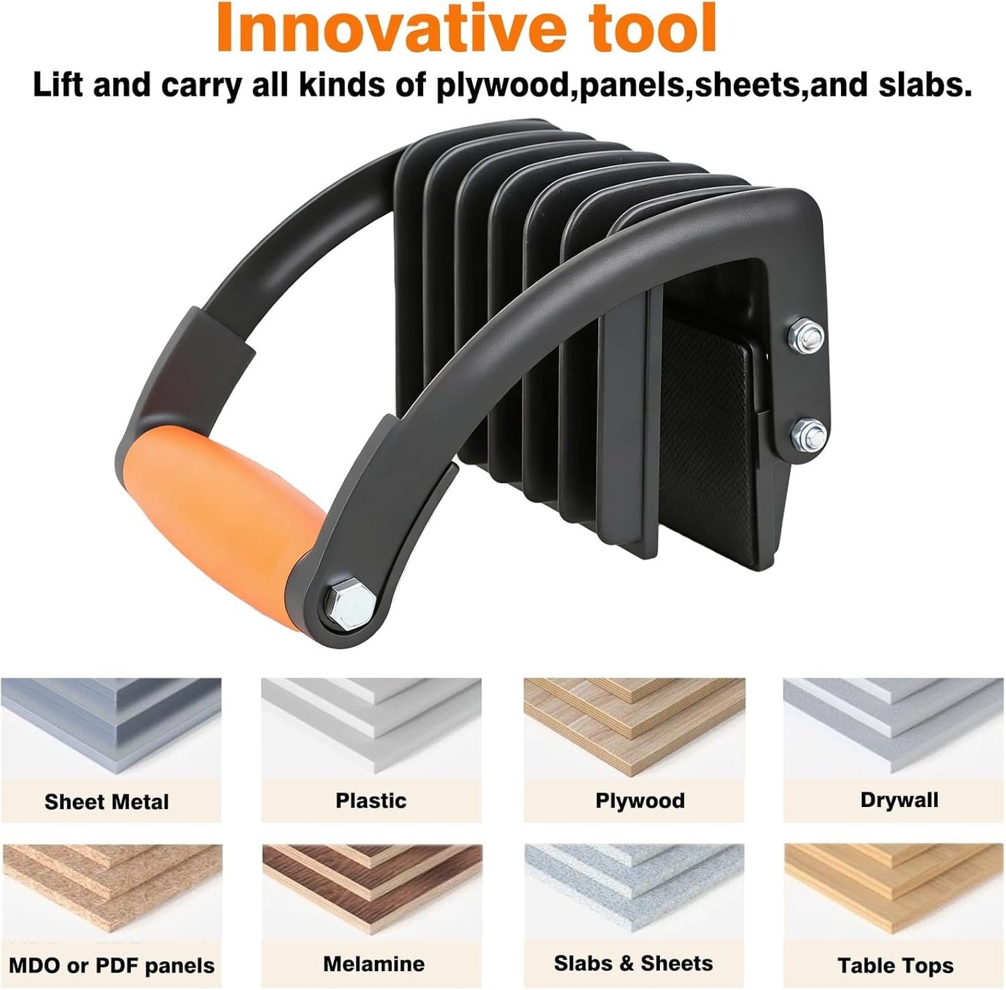🛠️Single-Hand Panel Carrier 💪 – Heavy Duty 200LB Clamp Tool