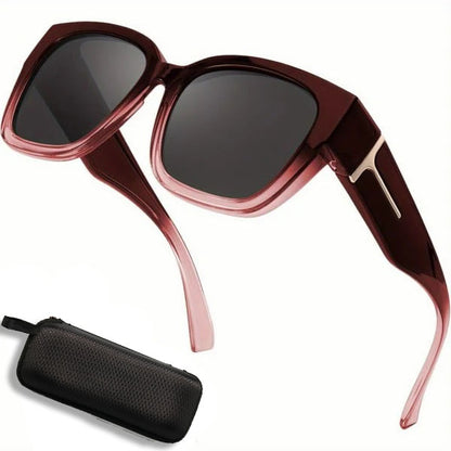 🔥Polarized Fit Over Sunglasses for Women🕶️ – UV400 Protection for Prescription Glasses ✨