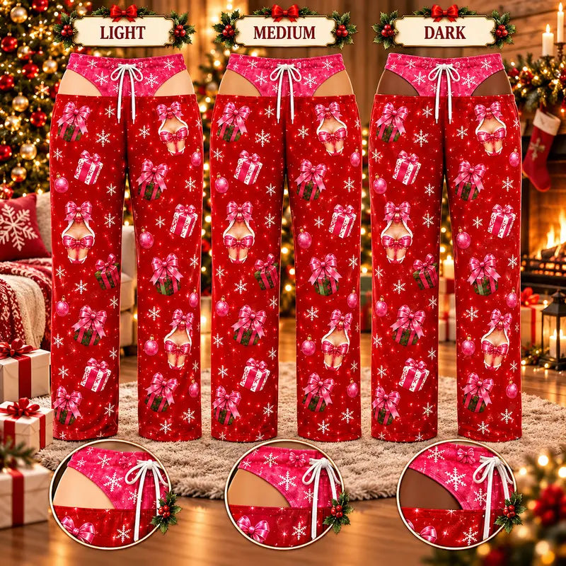 Funny 3D Christmas Matching Pajama Set