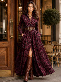 Red Leopard Print